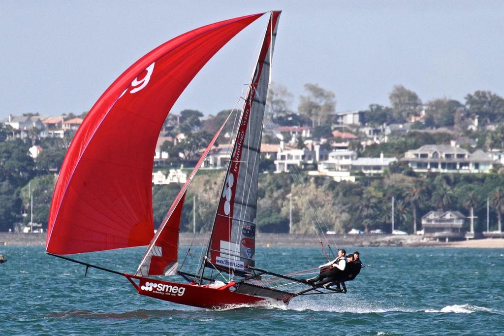 Smeg (AUS)  - Day 4 - ANZAC 18fters - April 2016 © Richard Gladwell www.photosport.co.nz